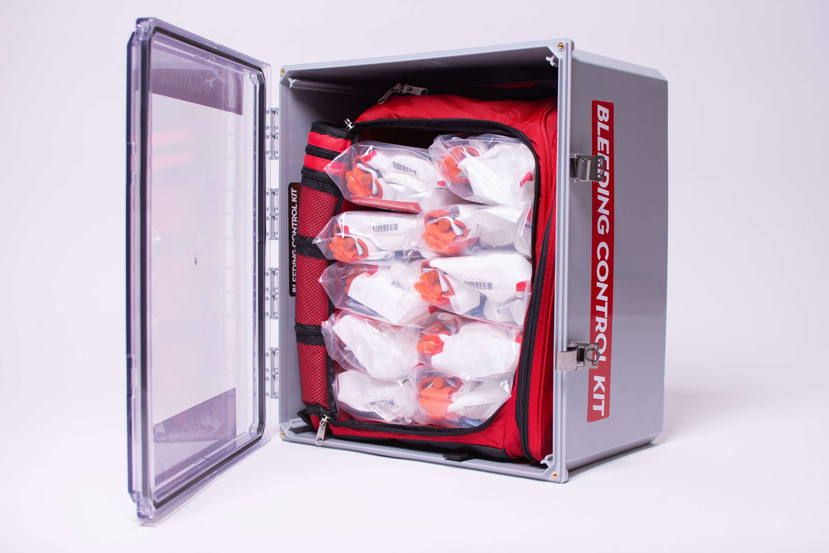 Public Access Bleeding Control Station-8 Bleeding Control Kits